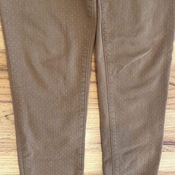 Fossil Super Skinny Light Brown Tan Dotted Patterned Jeans - Size 29 Women’s - Picture 5 of 17